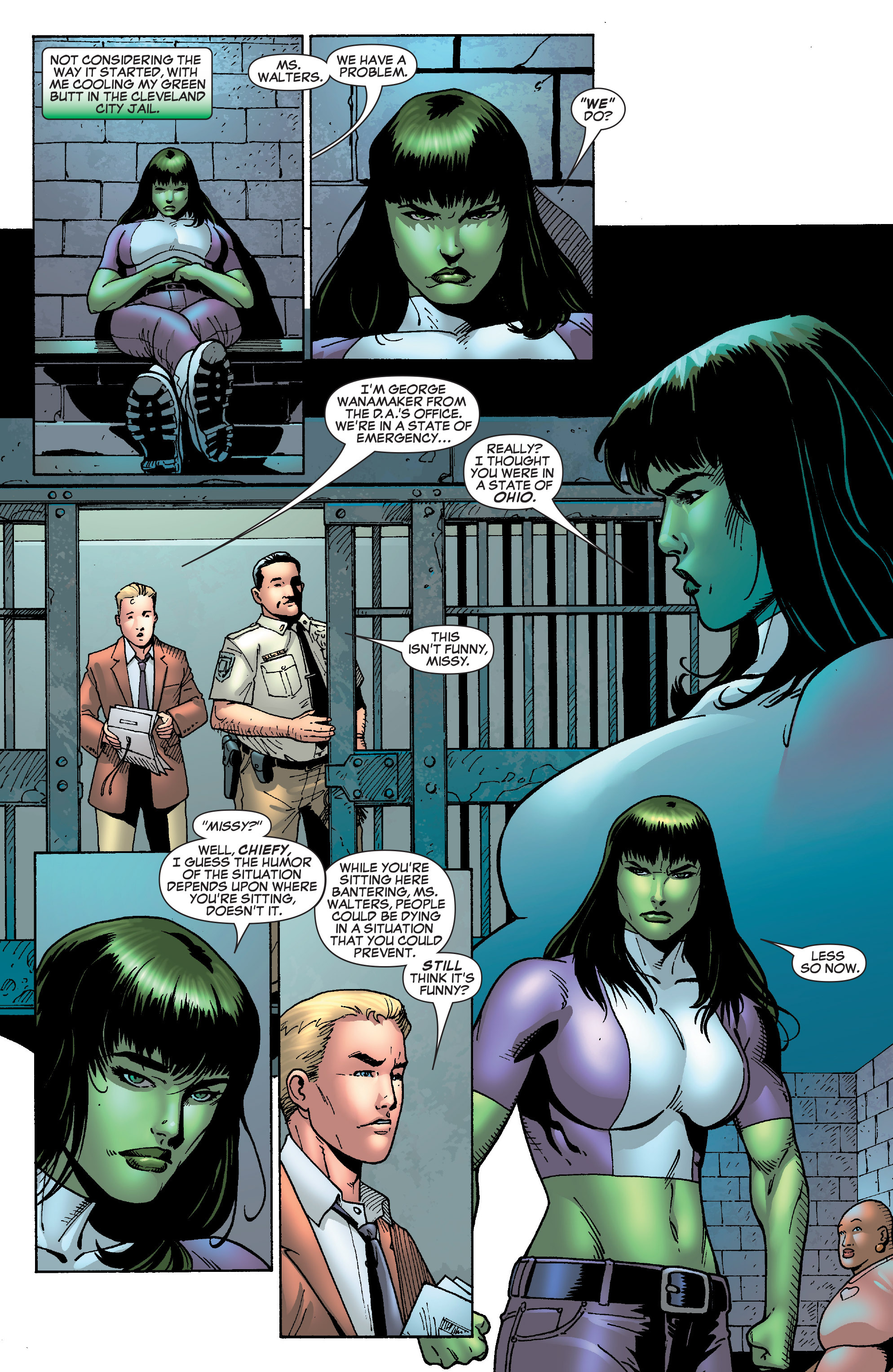 Read online She-Hulk (2005) comic -  Issue #30 - 4