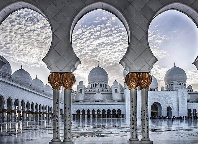 صور مسجد الشيخ زايد في مدينة أبوظبي