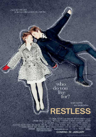 Restless 2011 BRRip 300MB Hindi Dual Audio 480p ESub