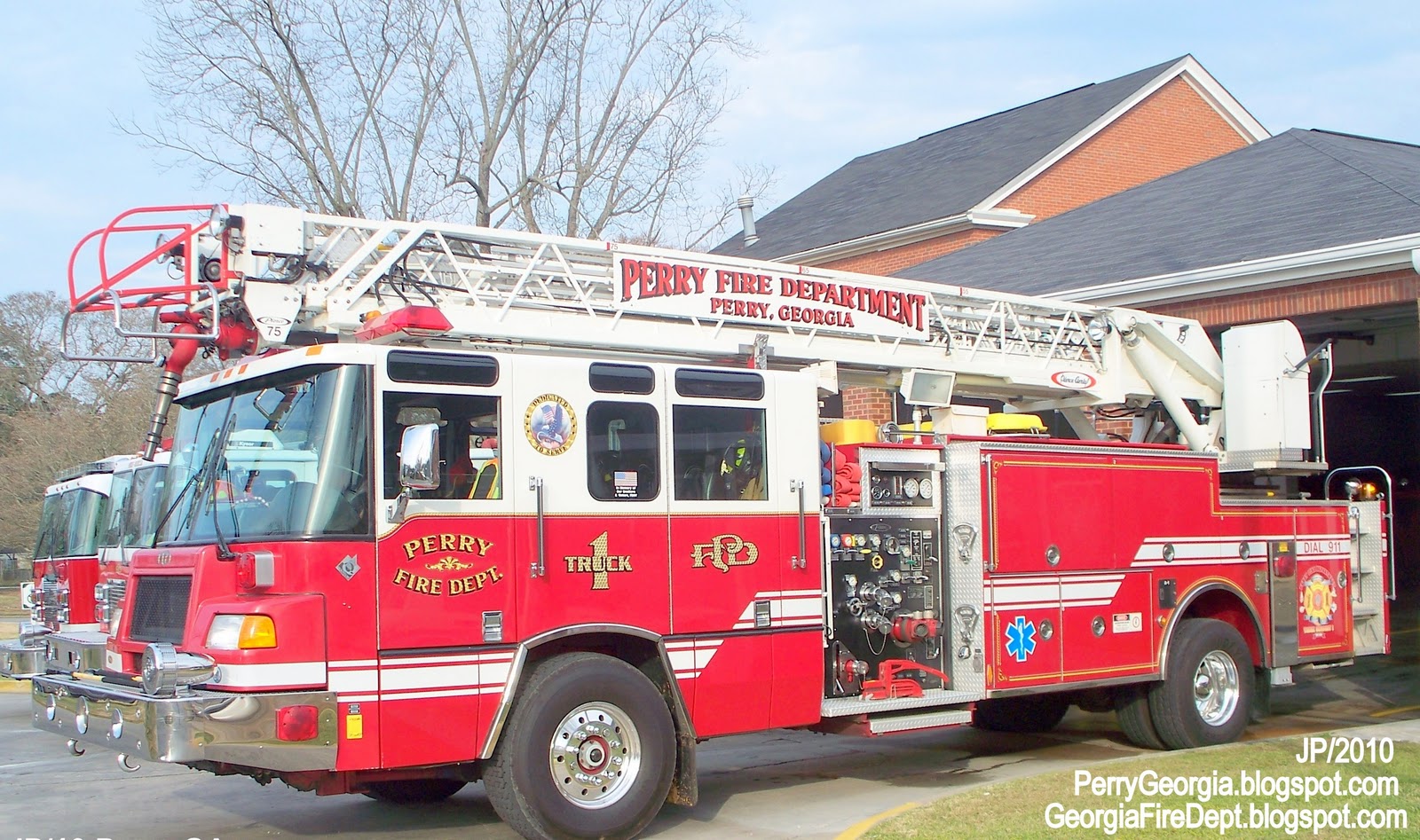Fire Dept. Trucks GA. FL. AL. Rescue Station Firemen Volunteer