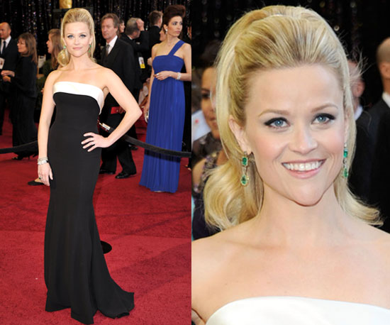 reese witherspoon oscars 2011 makeup. Oscars Gowns from 2011 Academy