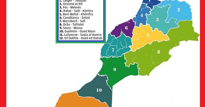 معلومات مهمة عن الجهوية الموسعة في المغرب معلومات