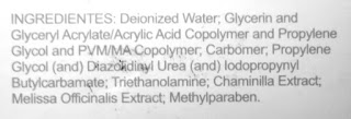 Ingredientes gel descongestivo millanel Beautypul, "cosméticos por catálogo”, "fragancias similares", cosméticos, cremas, esmaltes, exfoliacion, fragancias, hidratacion, humectacion, labios, manzanilla, mascarillas, Millanel, ojos, perfumes, q10, reseña, review, rostro, cuerpo,