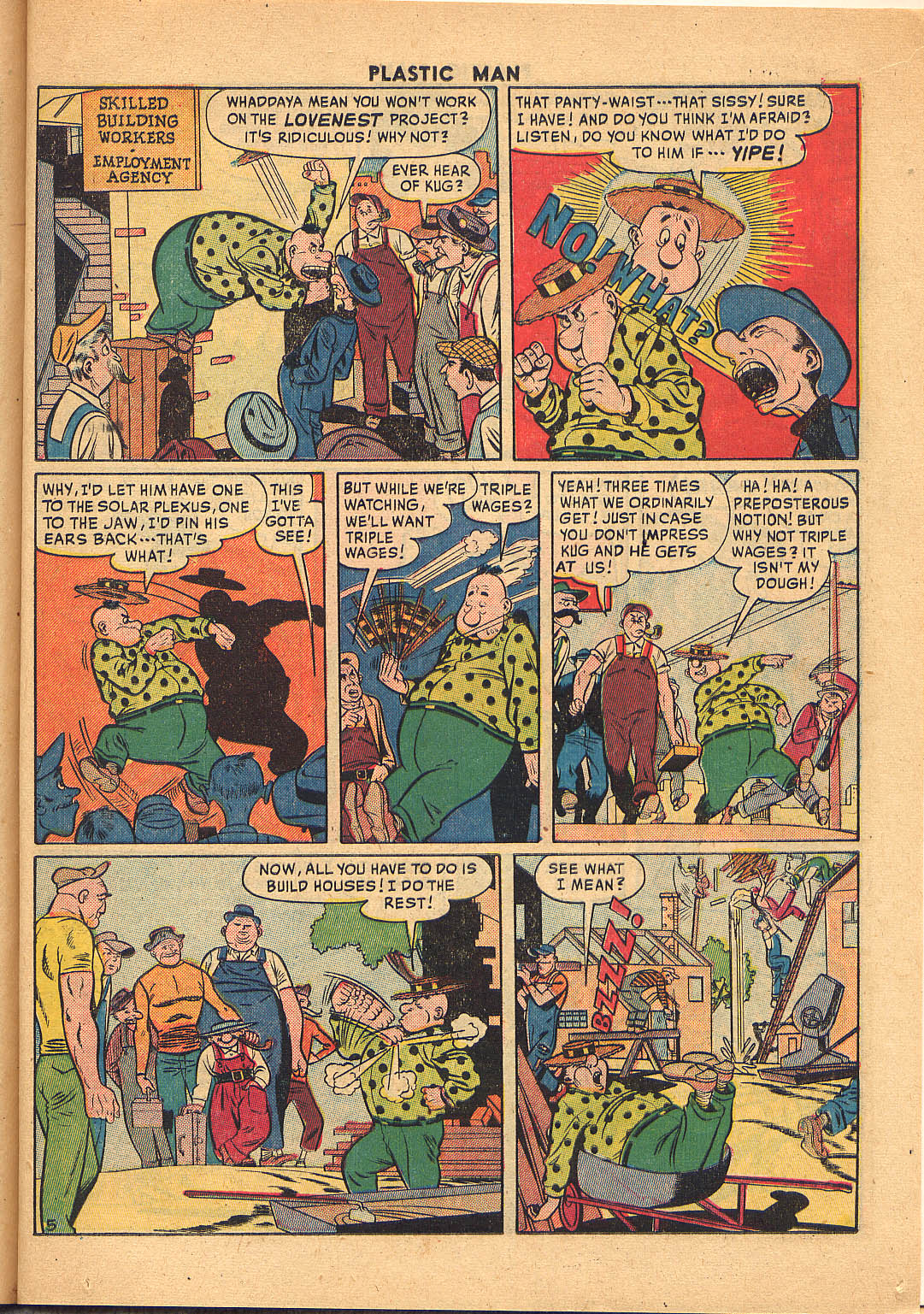 Read online Plastic Man (1943) comic -  Issue #26 - 19