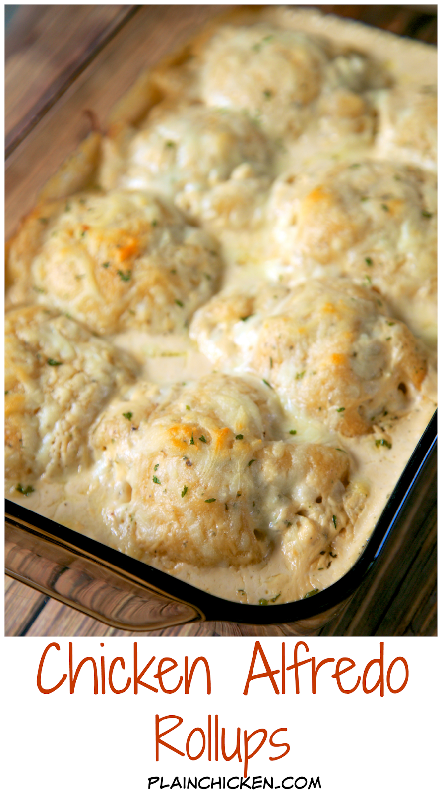 Chicken Alfredo Rollups Plain Chicken®