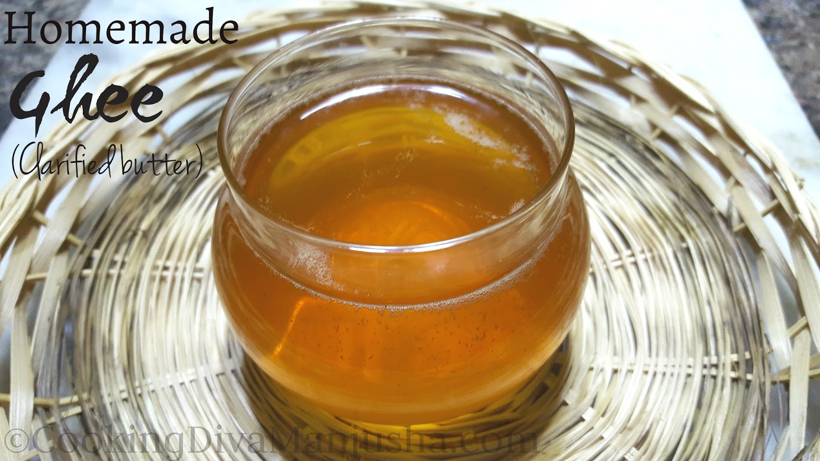 How I made homemade ghee /Clarified butter with homemade butter and WHY