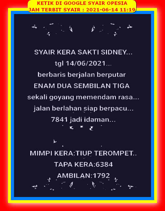 gambar togel sydney