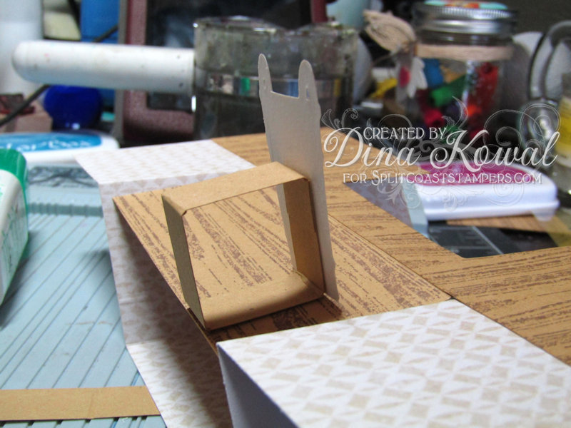 Dina Kowal Creative: Splitcoast Tutorial: Bench Fold Card