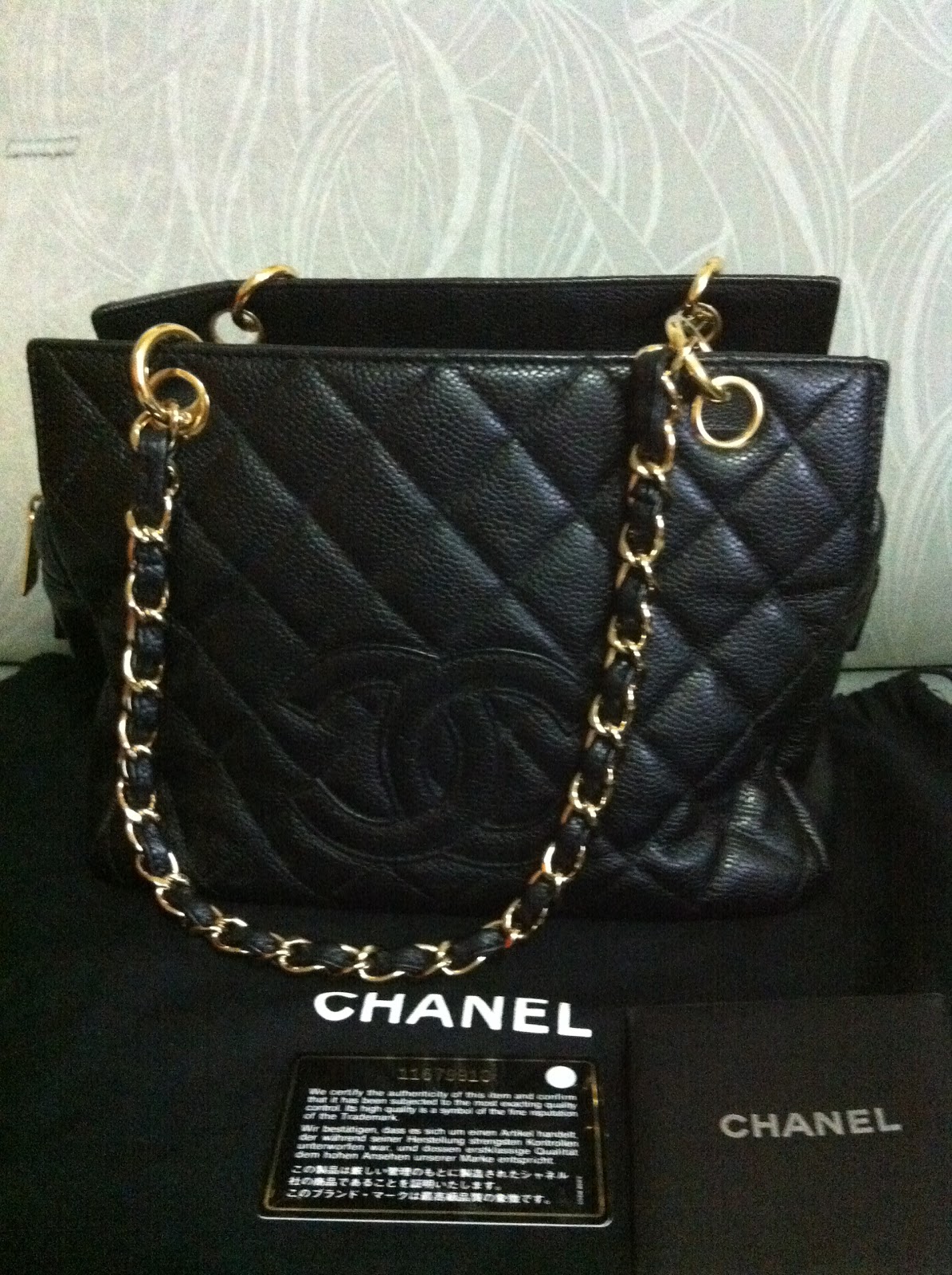 Baghaven-Bookoff: SOLD Authentic Chanel PTT bag