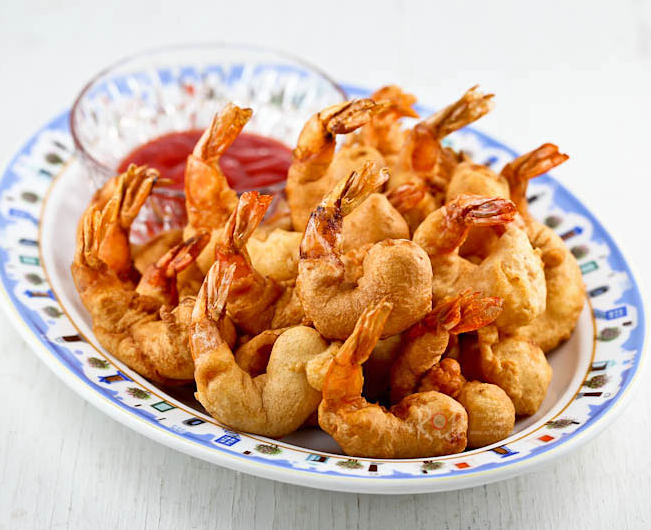 Golden Shrimp Puffs - the recipes