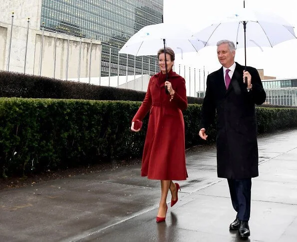 King Philippe and Queen Mathilde arrived in New York for a two-day visit. Minister of Foreign Affairs and Defence, Philippe Goffin