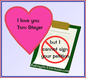 I Love You Tom Steyer but I Cannot Sign Your Impeachment Petition, a discussion of what is and what comes next. | www.BakingInATornado.com | #politics #MyGraphics