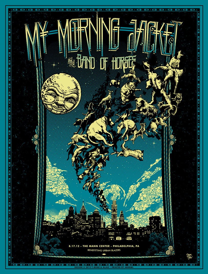 INSIDE THE ROCK POSTER FRAME BLOG: Tonight&rsquo;s My Morning Jacket Poster