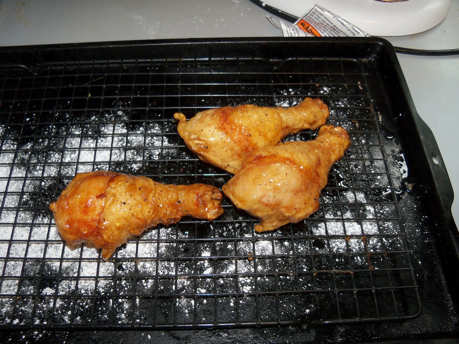 Cyndaverse Honey Fried Chicken twice fried with hot sauce and honey