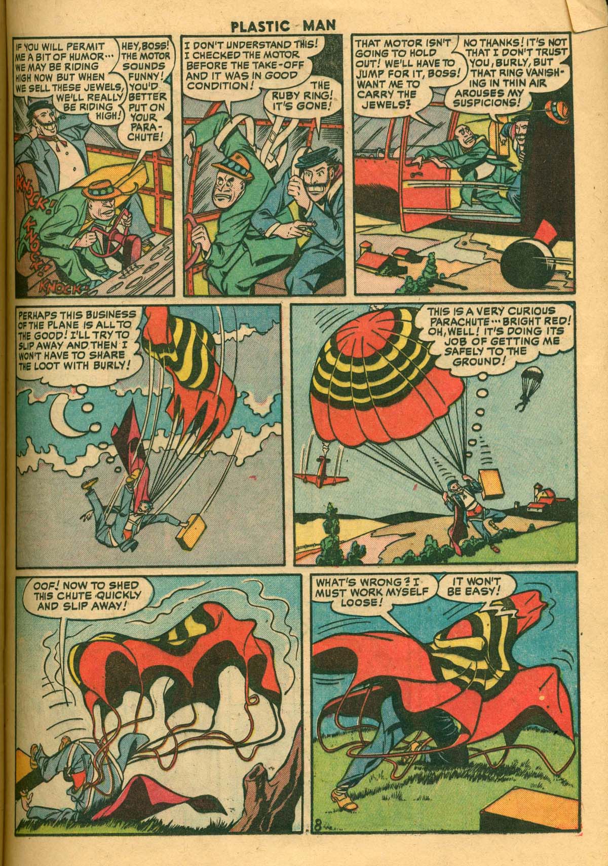 Read online Plastic Man (1943) comic -  Issue #27 - 33