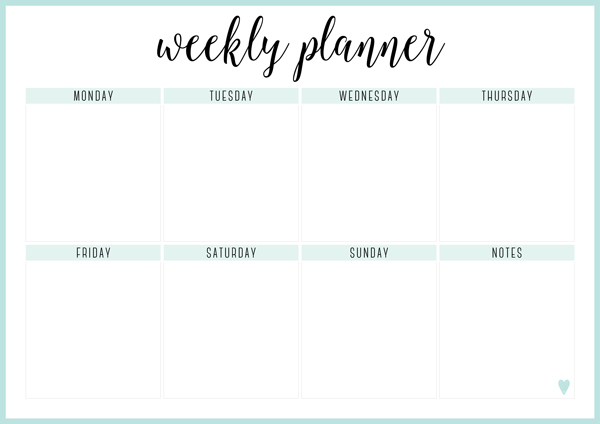 FREE PRINTABLE IRMA WEEKLY PLANNERS Eliza Ellis FREE PRINTABLE IRMA WEEKLY PLANNERS Eliza Ellis