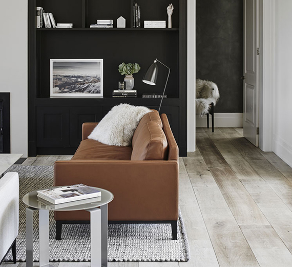 Black living room wall | Griffiths Design Studio
