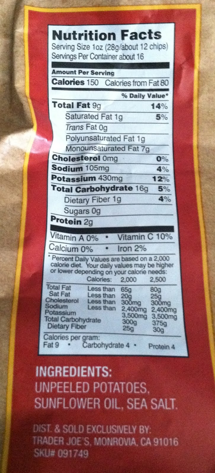 What's Good at Trader Joe's? Trader Joe's Ridge Cut Potato Chips