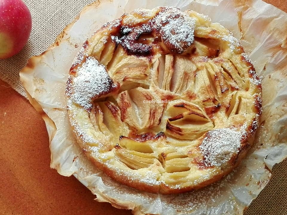 tarta de manzana francesa