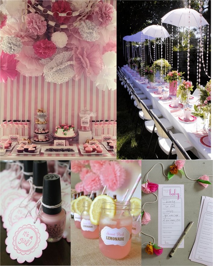 festive finds by Event Finds: Girl Baby Shower Ideas
