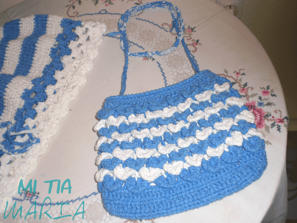 tejedora: Falda y bolso de crochet para niña | Manualidades