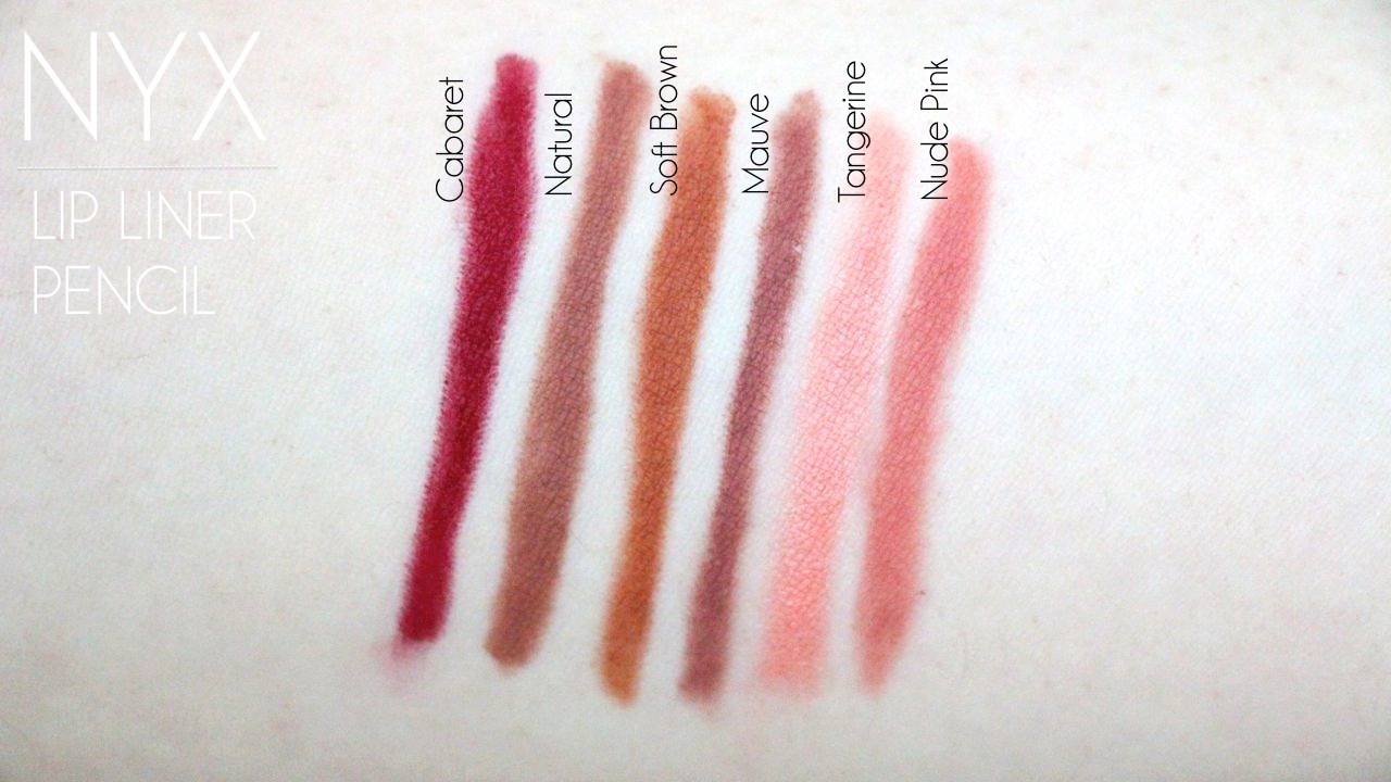 Makeupmarlin Nyx Lip Liner Pencil Swatches 22302 | Hot Sex Picture