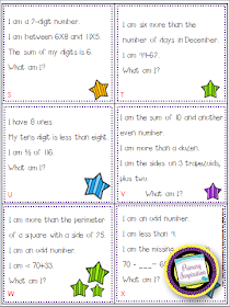 Primary Inspiration: 100 Riddles for the Hundred Chart - 3rd Grade Free