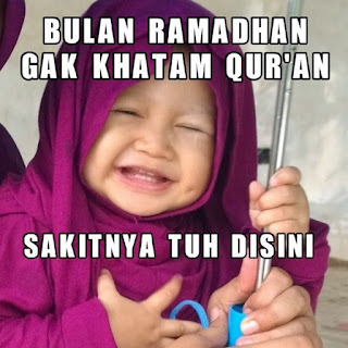 Foto lucu dan Gambar lucu DP BBM dan Meme Terbaru Jomblo Buka puasa menyambut ramadhan