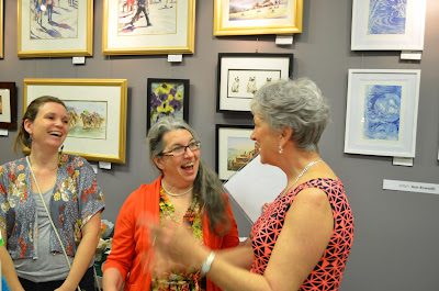 Scattered Arts Brisbane art and craft gallery 2014 Art Prize "My Queensland" Painting Category Winner, Linda Vogler