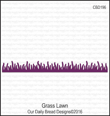 Our Daily Bread Designs Custom Die: Grass Lawn