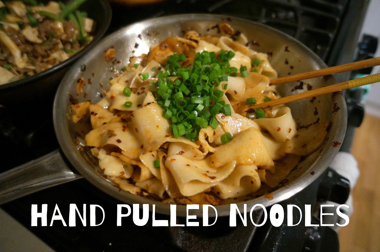 Hand Pulled Noodles in Chili Oil