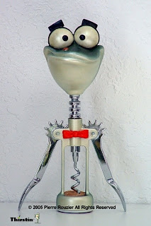 Thirstin - "Croak Screw" edition - Designer collectible character product by © Pierre Rouzier