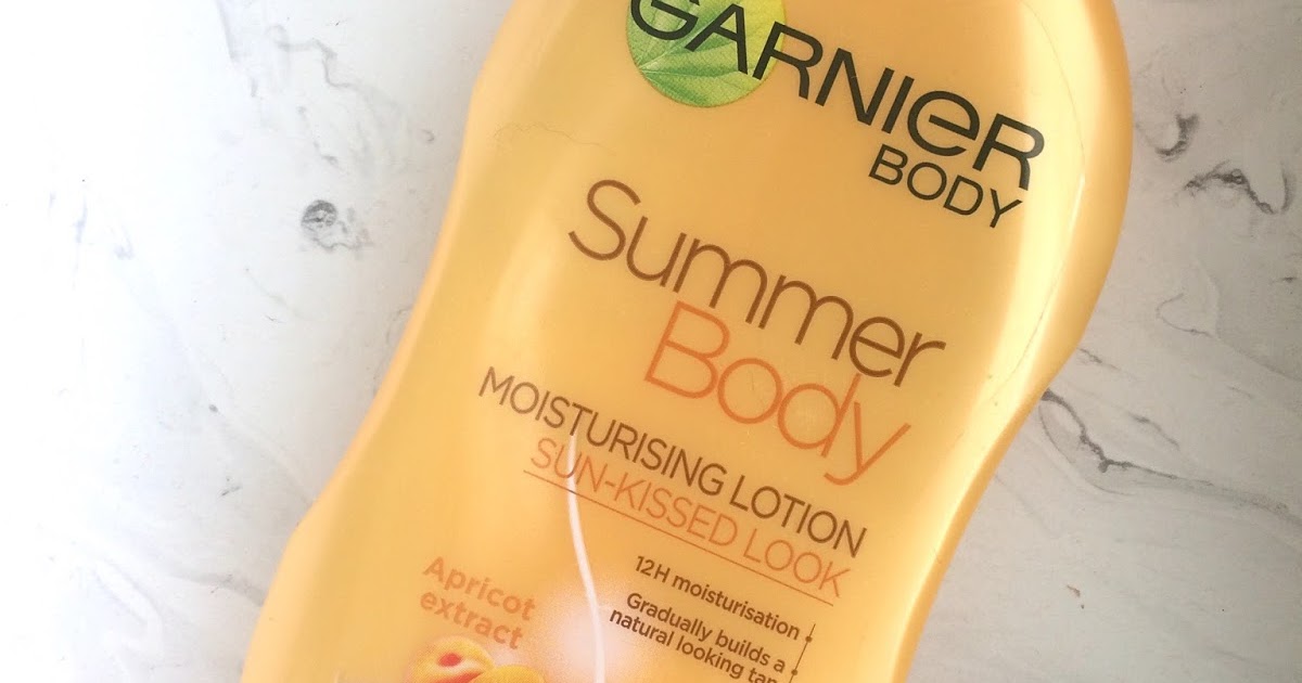 Garnier Summer Body Lotion Light SunKissed Sarah Chappell X