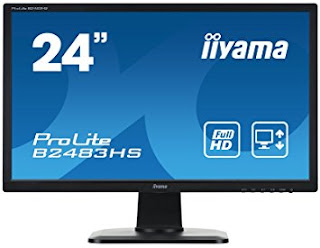 iiyama B2483HSB1 24 ProLite Height Adjustable HD LED Monitor  Black
