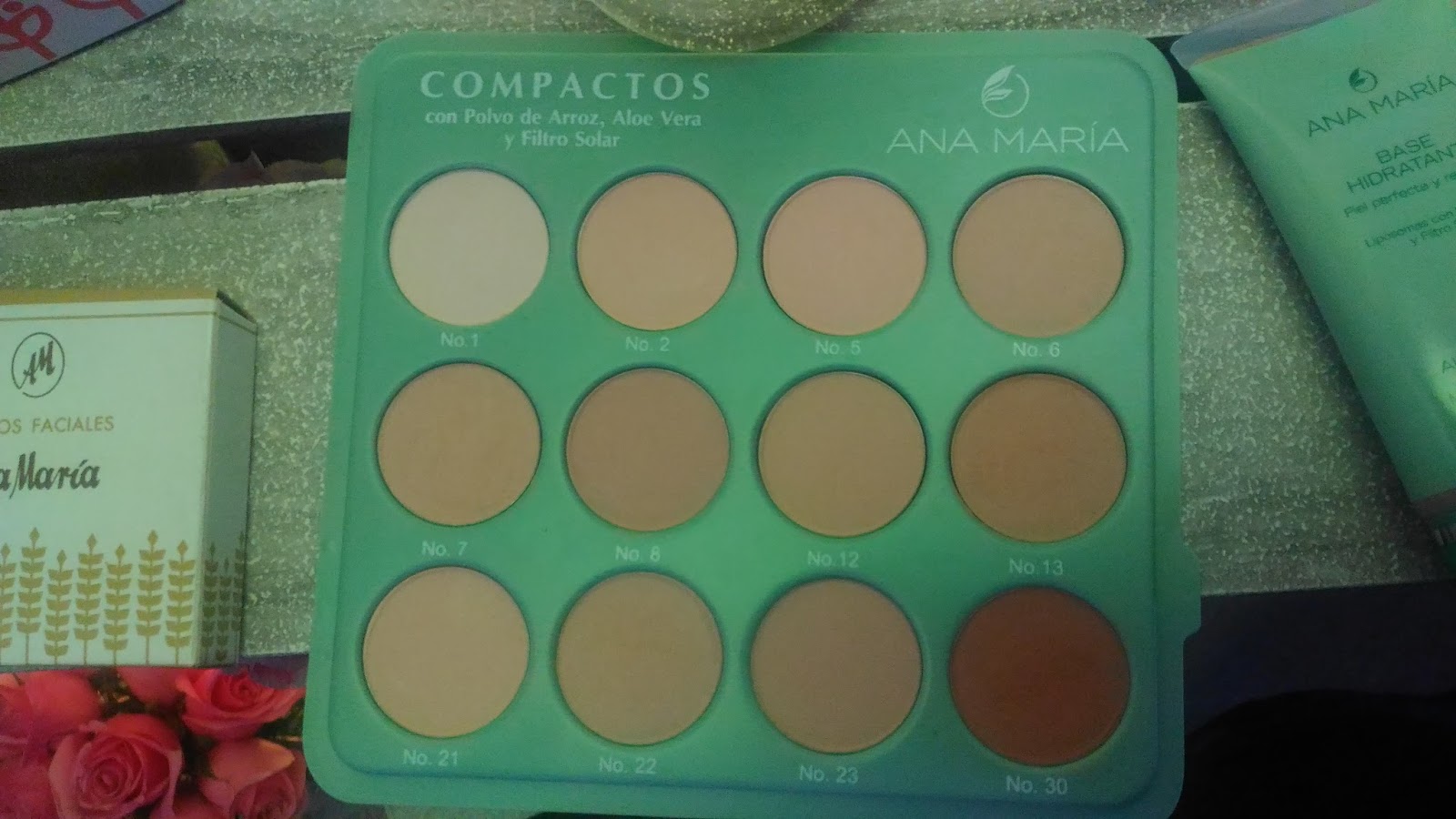 tonos de polvo compacto ana maria