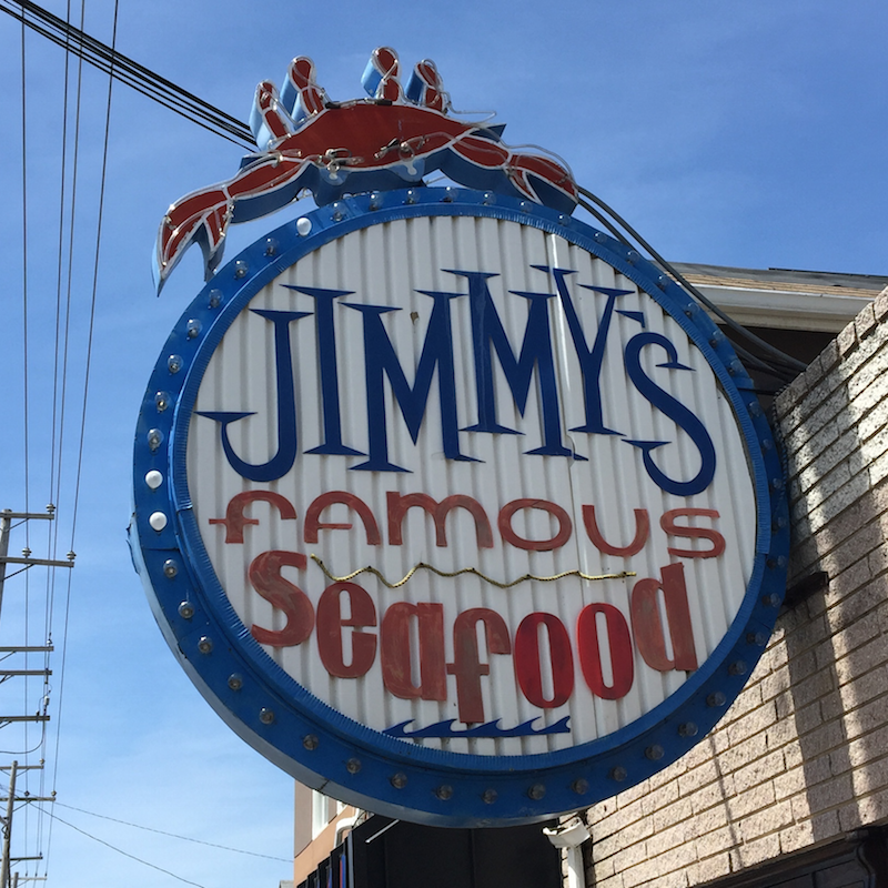 Crab Cakes Benedict at Jimmy's Famous Seafood