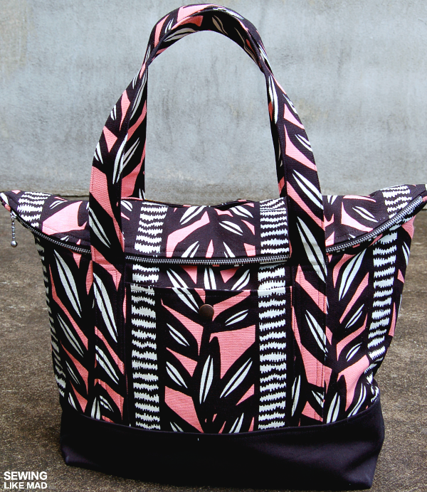 Sewing Like Mad: Senna Tote by Willow & Co Patterns / lbg studio