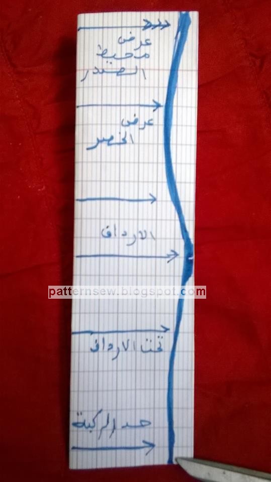 باترون مفصل لفستان سواريه باترون مفصل لفستان سواريه