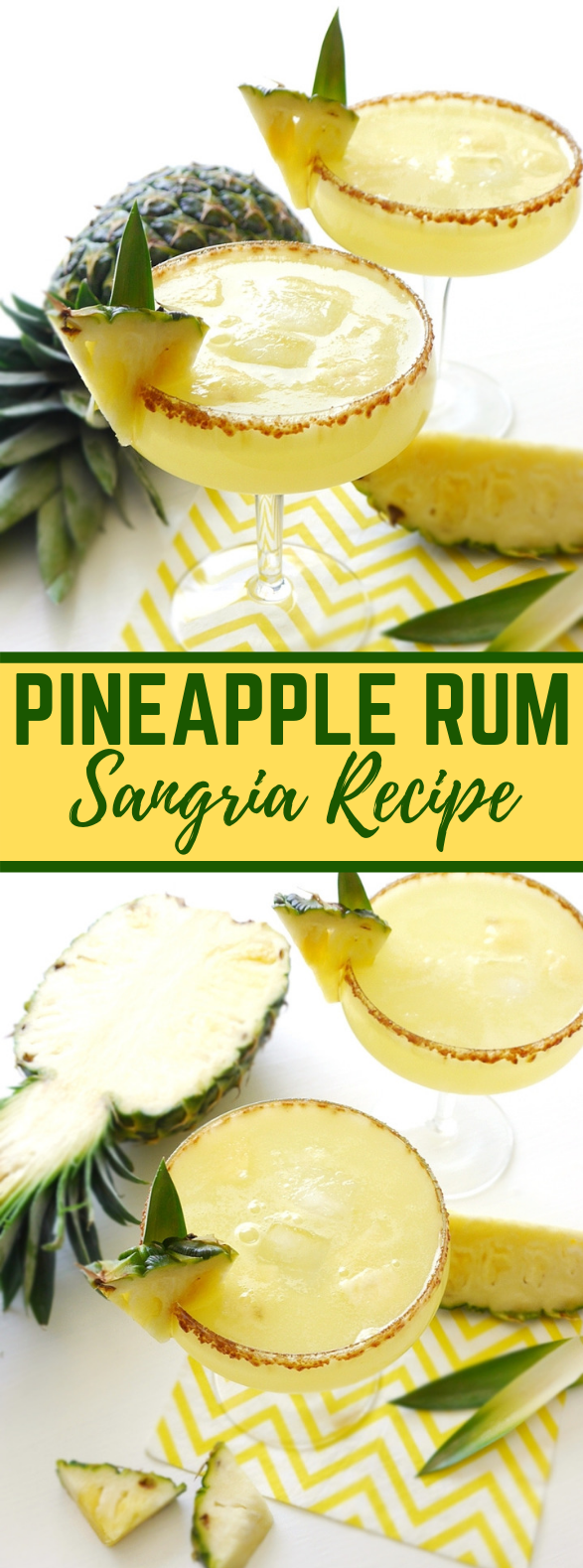 Pineapple Rum Sangria Recipe #drinks #summer Pineapple Rum Sangria Recipe #drinks #summer