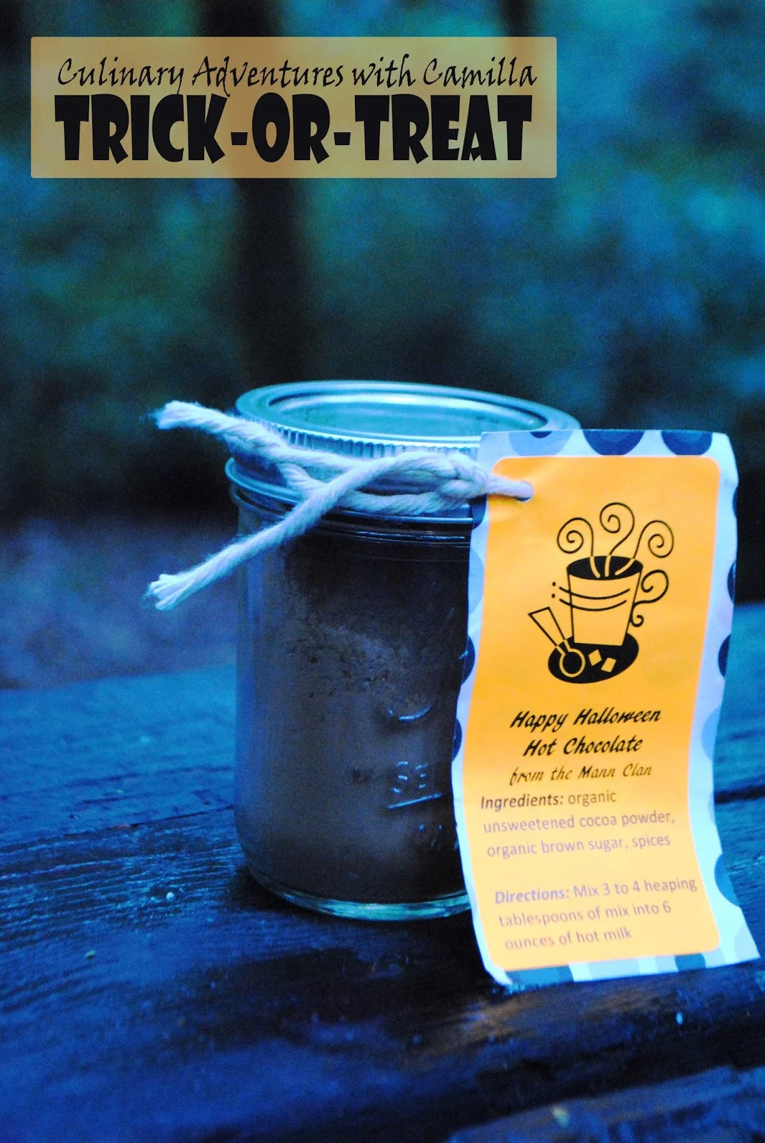 Beautiful Halloween Hot Chocolate Mix Background in HD