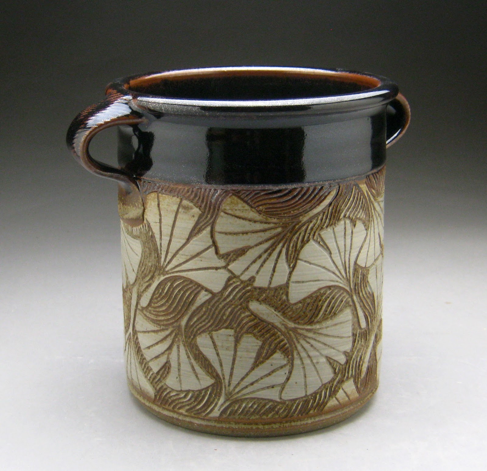 meesh's pottery Ash Glaze Love