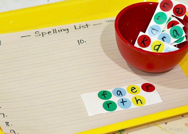 Spelling List UNScramble for Kids | School Time Snippets