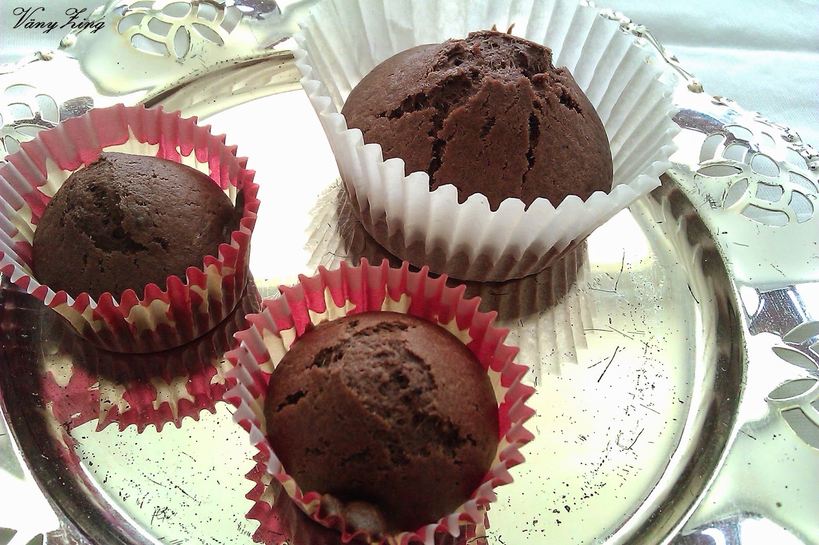 Wolken Zirkus Schokoladen Muffins (ohne Ei & Milch) Vegan