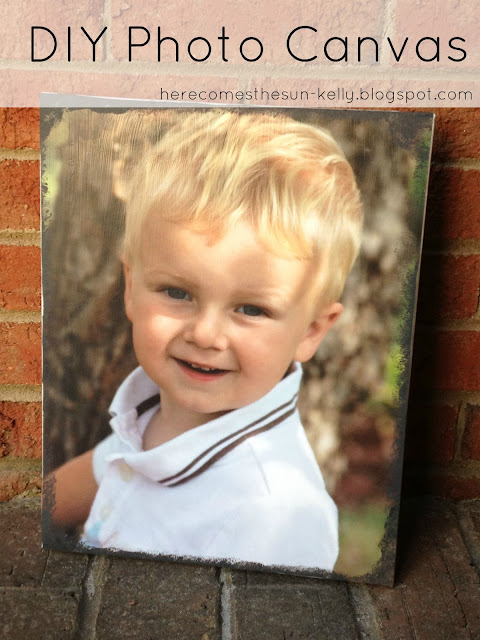 Here Comes the Sun: DIY Photo Canvas