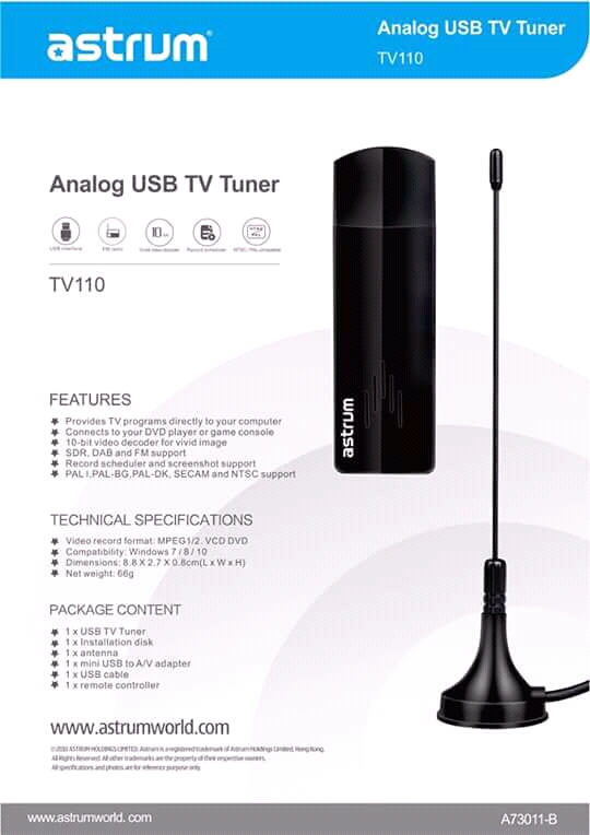 Astrum Usv Tv stick Hassan Computers System