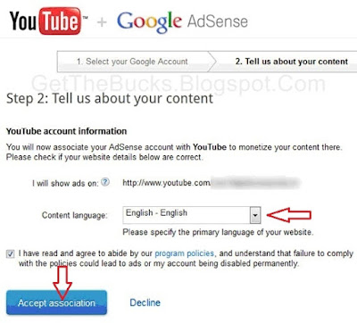 create google adsense for youtube