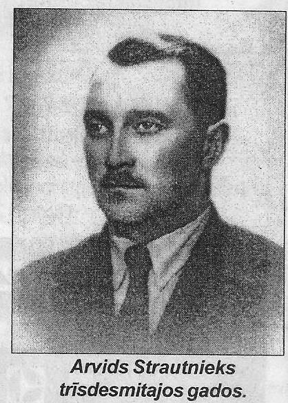 Arvīds Strautnieks - Taurkalnes (tagad Valles) pagasta vecākais 1934. - 1940. gads