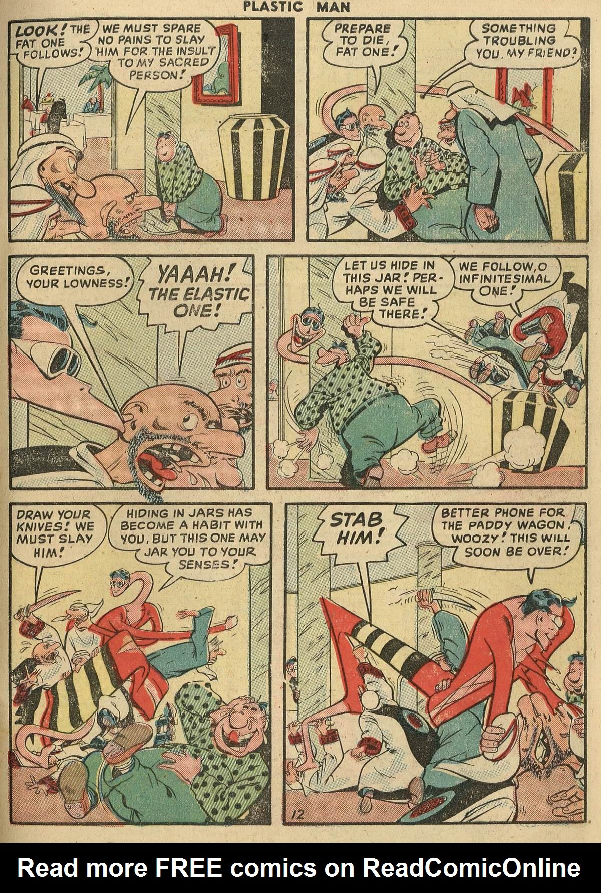 Read online Plastic Man (1943) comic -  Issue #16 - 48