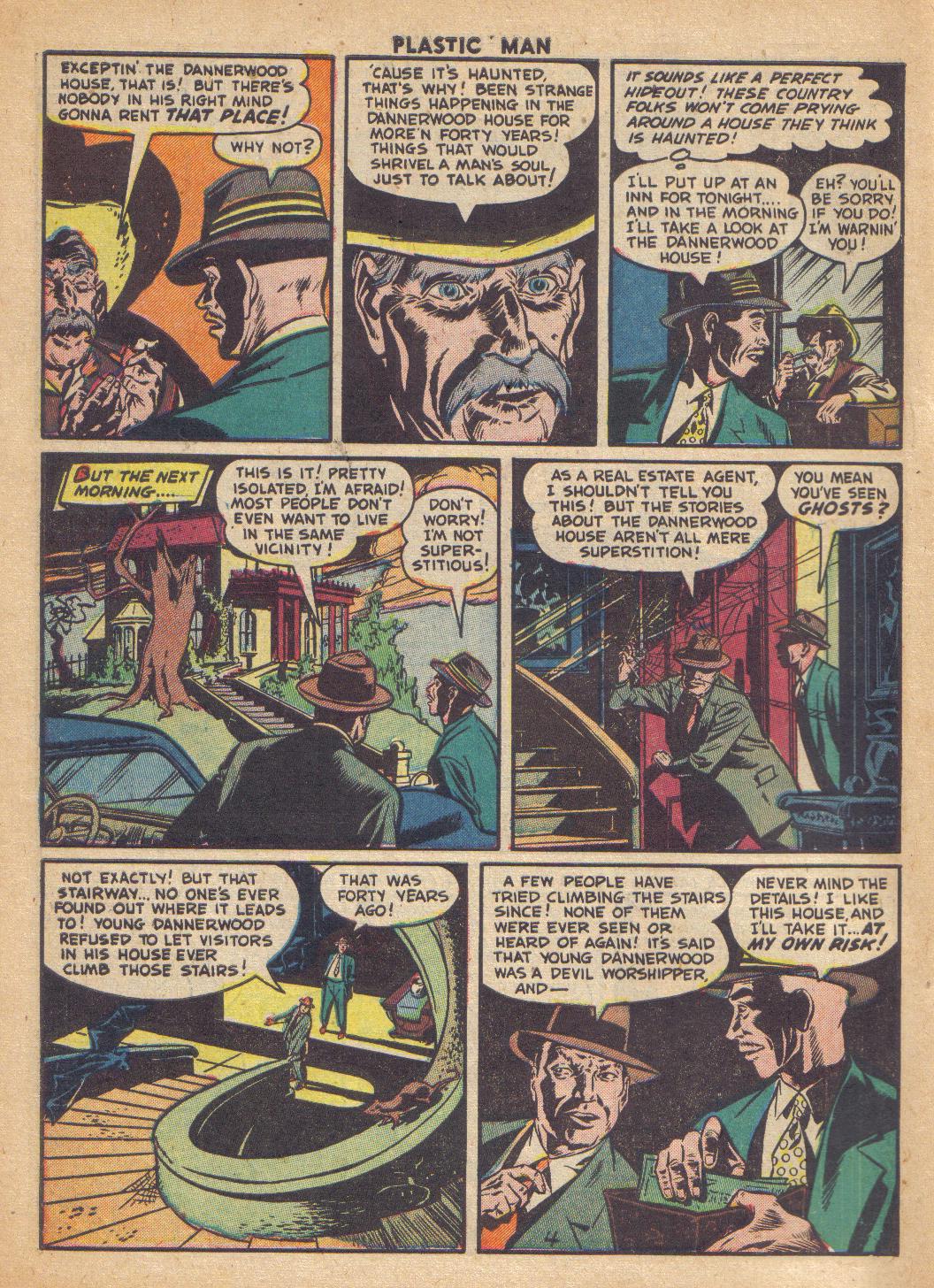 Read online Plastic Man (1943) comic -  Issue #39 - 6