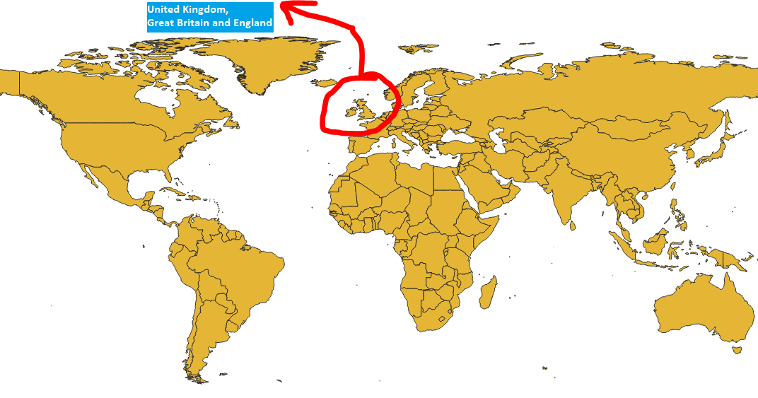 United Kingdom On A World Map Geospatial Solutions Expert: The Difference Between The United Kingdom,  Great Britain And England